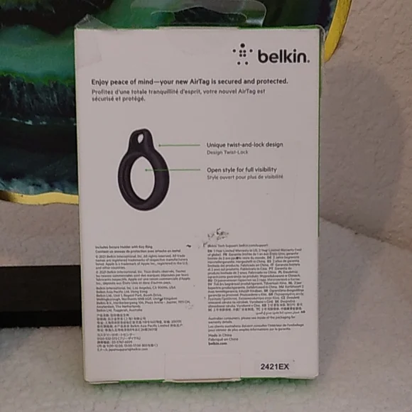 SALE! Belkin Secure Holder with Key Ring For AirTag - Picture 2 of 2